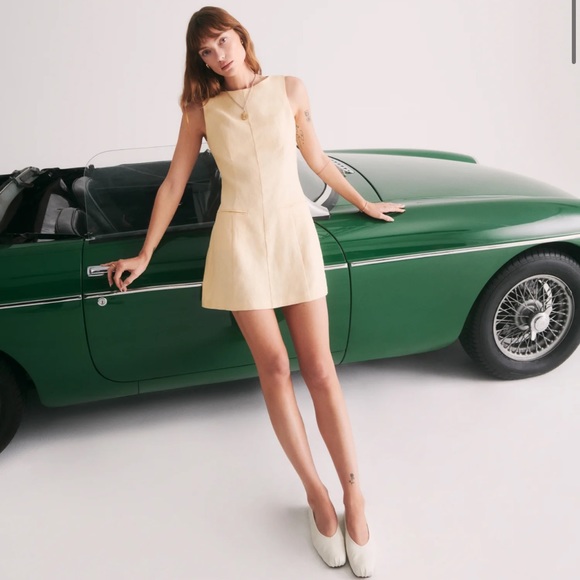 New! Citron Reformation linen dress size 0 - Picture 1 of 5